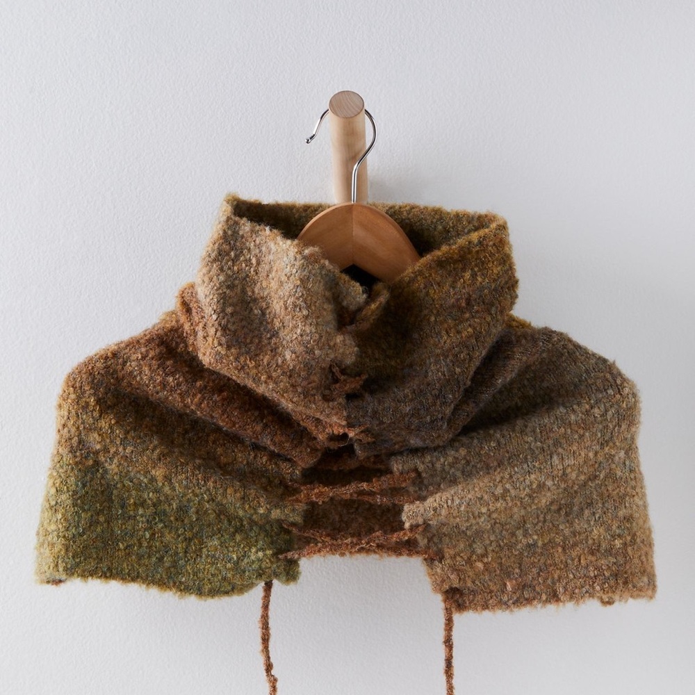 Free People Fuzzy Knit Snood Scarf